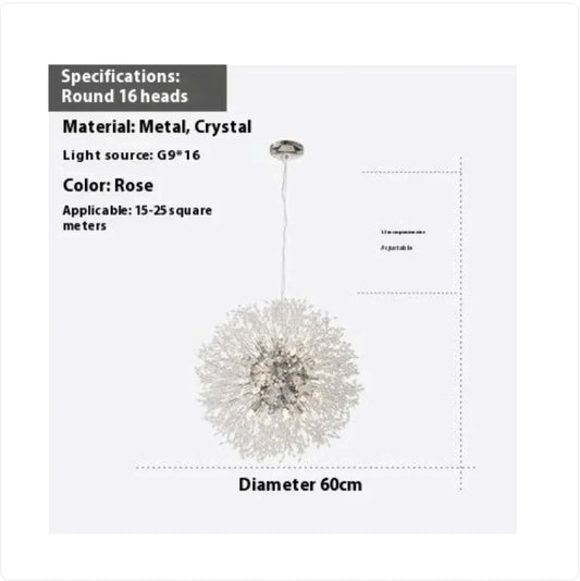 Dandelion Crystal Chandelier