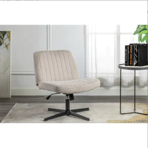 Wide Comfy Desk Chair with Wheels